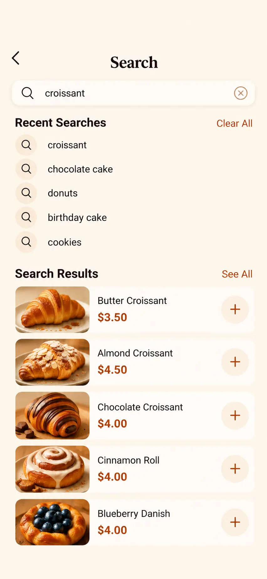 Direct communication through push notifications app screen