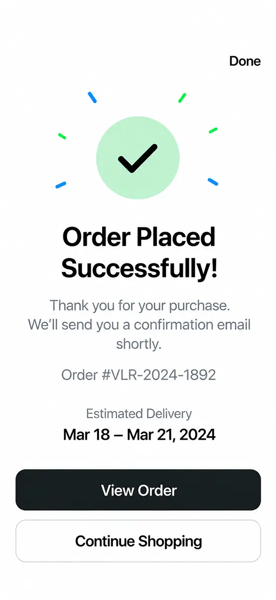 Ecommerce app home screen