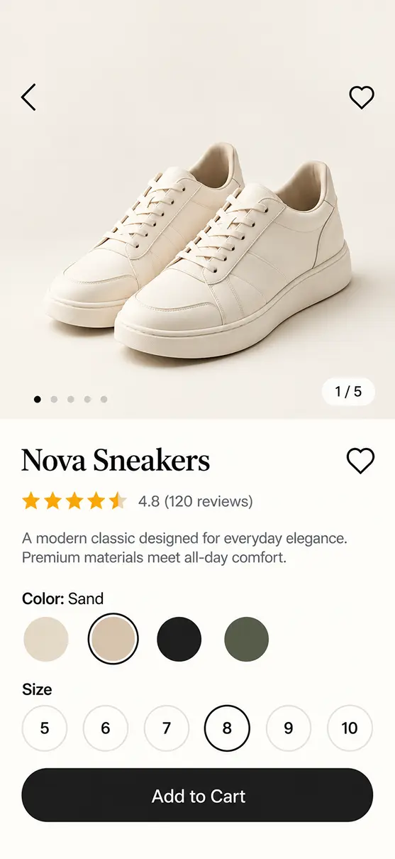Fashion Brands app details screen