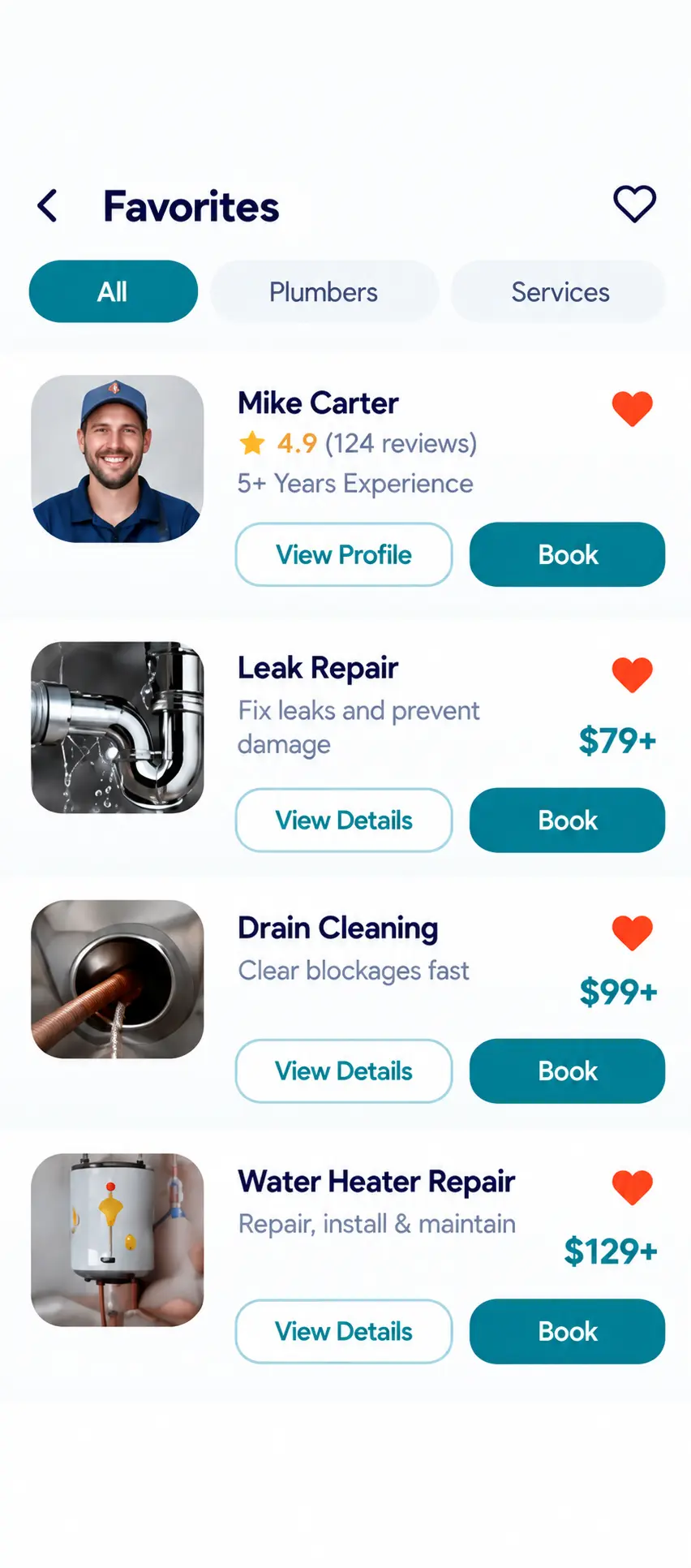 Your brand, front and center app screen