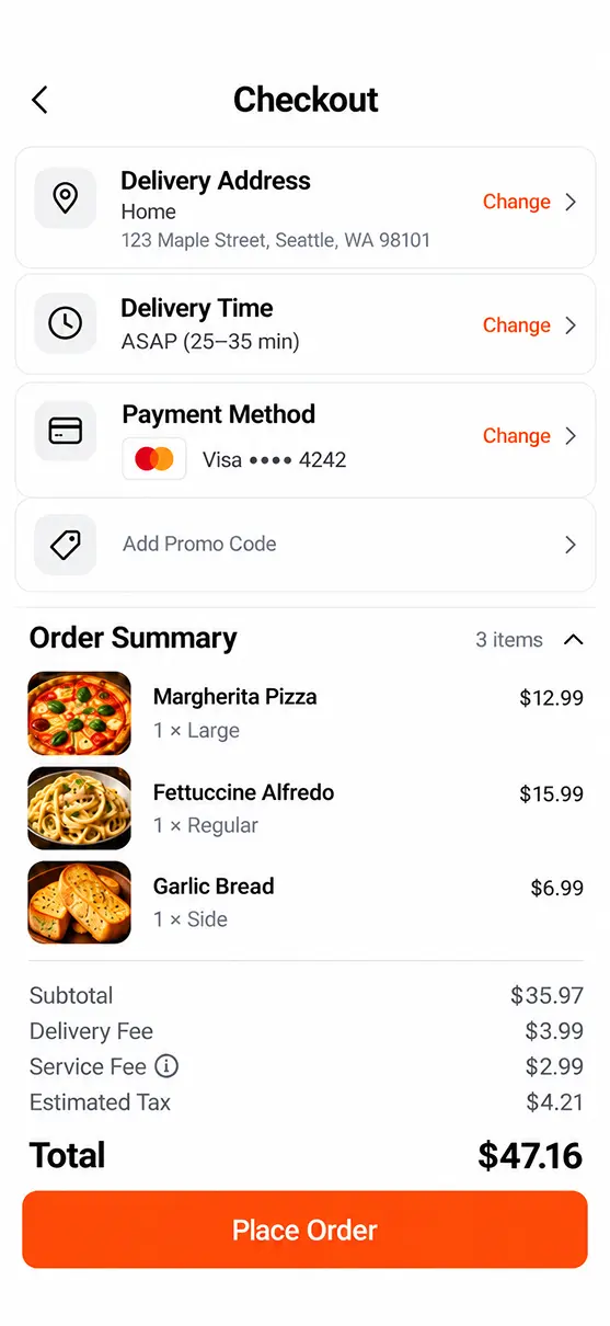 Designed for lasting customer engagement app screen