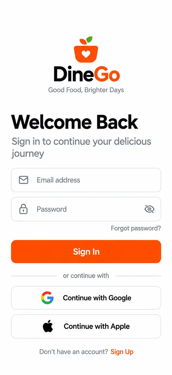 Your brand, front and center app screen