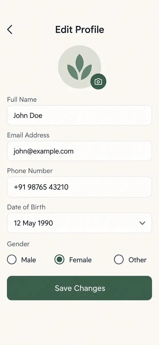 Designed for lasting customer engagement app screen