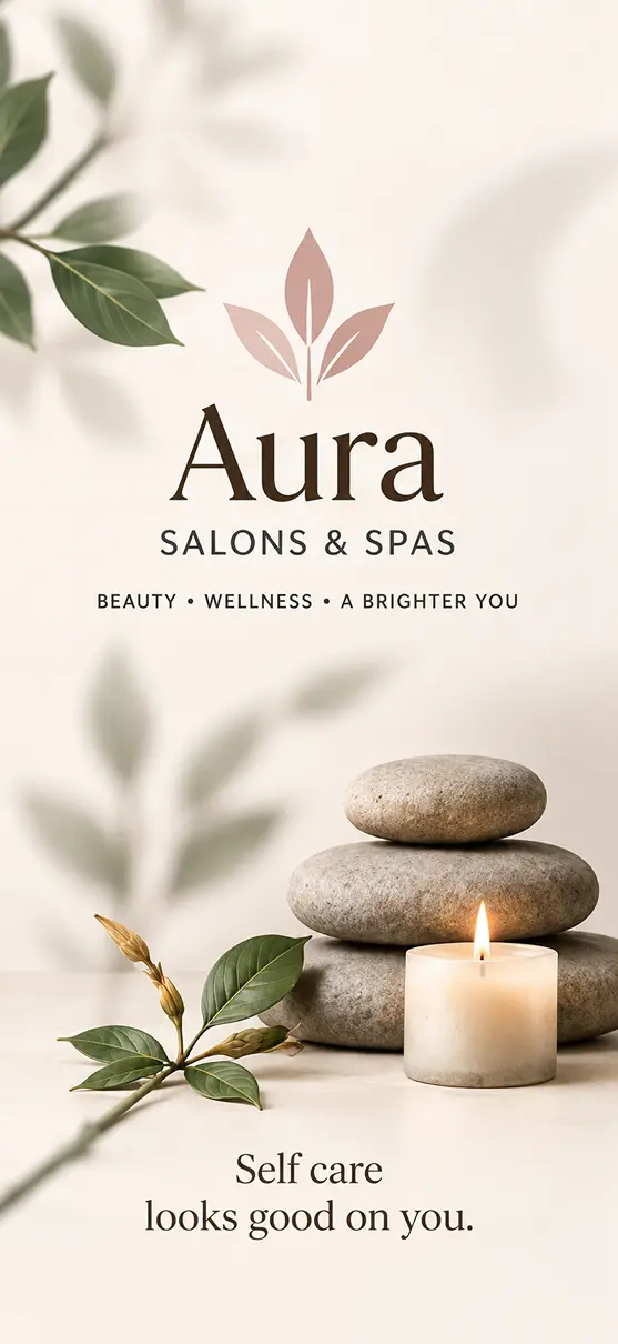 Salons/Spas app home screen