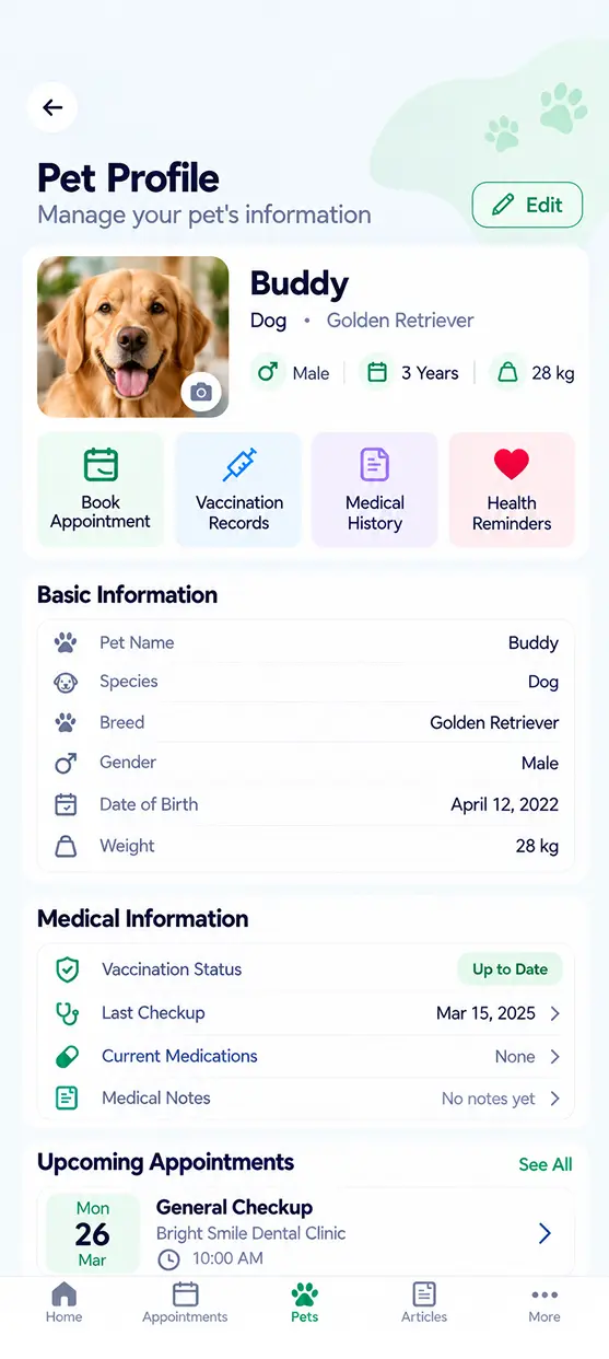 Your brand, front and center app screen