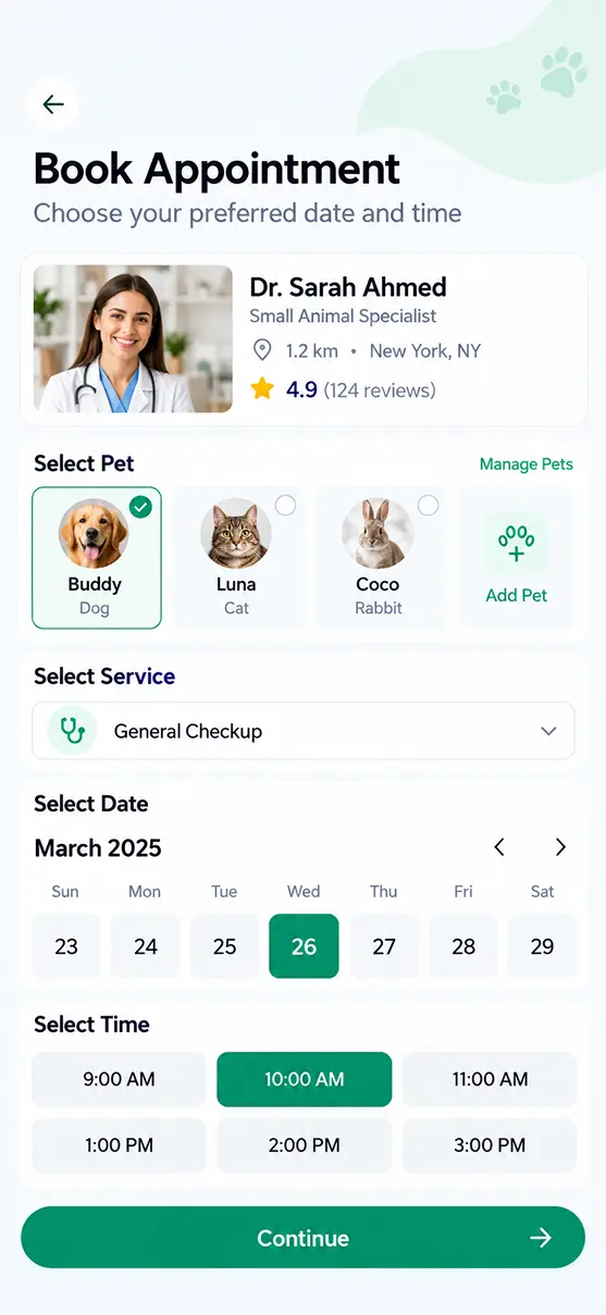 Website content that stays in sync app screen