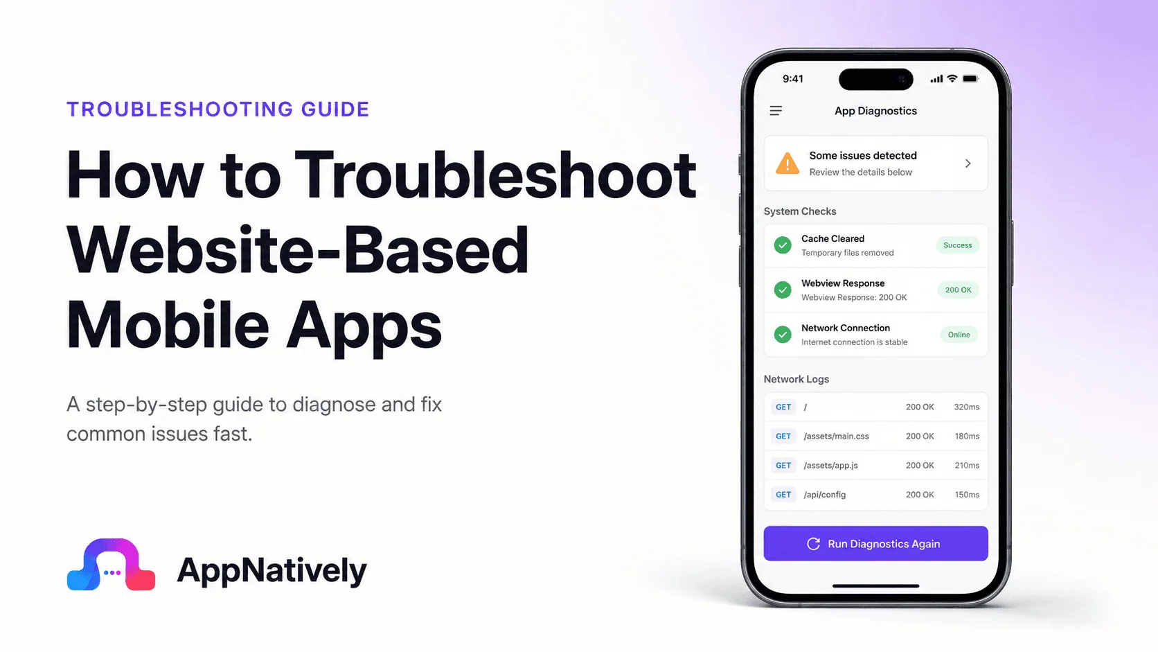 How to Troubleshoot a Website-Based Mobile App